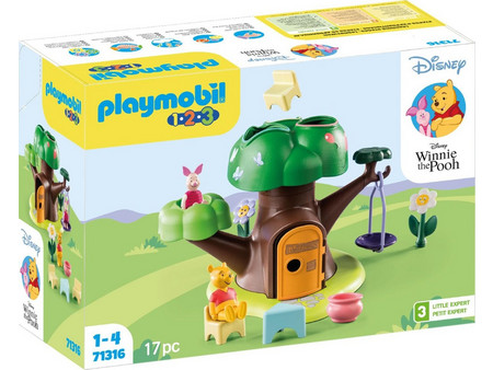 Playmobil 1-2-3 Το Δεντρόσπιτο του Γουίνι για 1-4 Ετών 71316