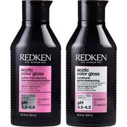 Redken Acidic Color Gloss DUO Gentle Shampoo 300ml (sulfate free) & Conditioner 300ml