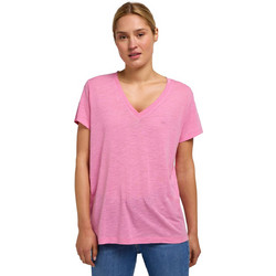 ΓΥΝΑΙΚΕΙΟ T-SHIRT LEE V NECK TEE - ΡΟΖ