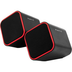 Havit HV-SK473 Ηχεία Υπολογιστή 2.0 6W Black Red