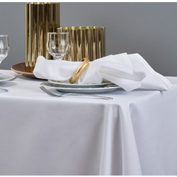 Καρέ Solid Satin Polycotton Blanc de Blanc (90x90) 1Τεμ