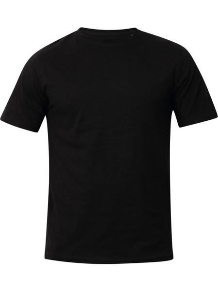Zero RAW NECK BASIC T-SHIRT Μαύρο
