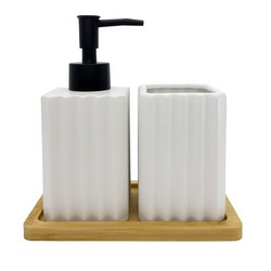 RAVENNA Lines White Σετ Dispenser - Ποτηροθήκη
