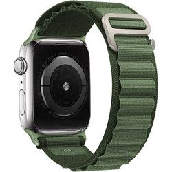 Sonique Alpine Loop Λουράκι Υφασμάτινο Khaki (Apple Watch 38 / 40 / 41mm)