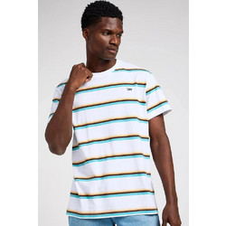 ΑΝΔΡΙΚO Τ-SHIRT ME ΡΙΓΕΣ LEE REGULAR FIT BRIGHT WHITE
