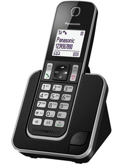 Panasonic KX-TGD310 Ασύρματο Τηλέφωνο με Ανοιχτή Ακρόαση Μαύρο