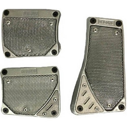 Auto Gs Πεντάλ Αλουμινίου Universal Racing Με Σίτα 3 Τεμάχια - (22336)