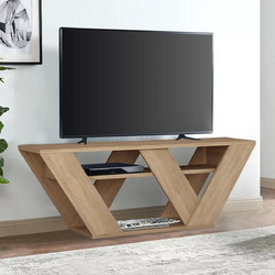 Megapap Έπιπλο Τηλεόρασης Ξύλινο Μπεζ Μ110xΠ30xΥ40cm Pipralla GP037-0156,3