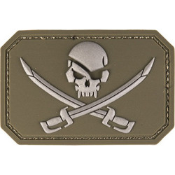 Mil-Tec Σήμα 3D PVC Skull Swords olive