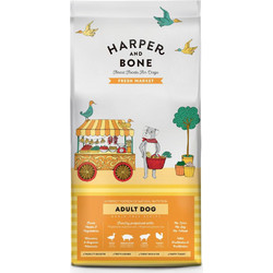 Harper & Bone Adult Medium & Large Fresh Market Grain Free with Lamb, Turkey, Pork & Duck 12kg