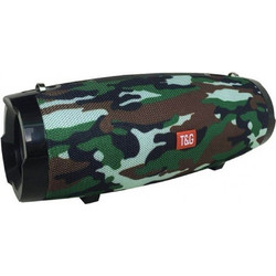 T&G TG-504 Ηχείο Bluetooth 10W με Ραδιόφωνο Χακί