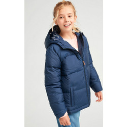 Roxy Παιδικό Μπουφάν Χειμωνιάτικο Puffer Navy Μπλε ERGJK03105-BSP0