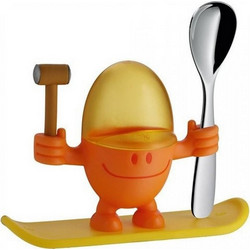 WMF 0616687450 ORANGE Αυγοθήκη με κουτάλι, Πορτοκαλί