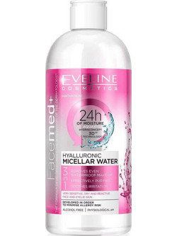 Eveline Facemed+ Hyalluronic Micellar Water Ντεμακιγιάζ 400ml