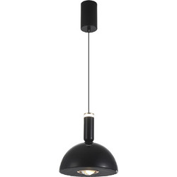 Viokef Φωτιστικό Οροφής Led Αλουμινίου Μαύρο O19 Harper 4308500
