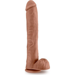 Blush Au Naturel Daddy Ρεαλιστικό Dildo με Βεντούζα & Όρχεις 35cm Flesh
