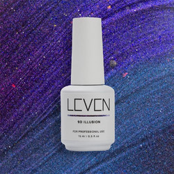 Leven 9D Illusion 03 Cat Eye Ημιμόνιμο Βερνίκι Νυχιών 15ml