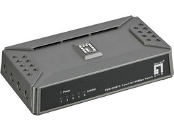 LevelOne FSW-0508TX Unmanaged L2 Switch με 5 Θύρες Ethernet 100Mbps