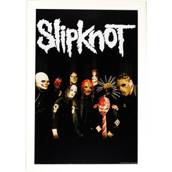 Αφίσα poster Slipknot 61x91,5εκ Κορνίζα Ξύλινη Σε 10 Χρώματα Με Ακρυλικό Τζάμι Άθραυστο (K1041+SP2006-01)07