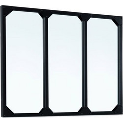 Idomya Μεταλλικός Ορθογώνιος Καθρέπτης 80 x 2.5 x 60 cm 30042372