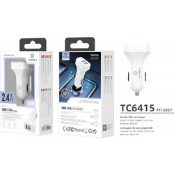Techancy Φορτιστής Αυτοκινήτου 2Usb