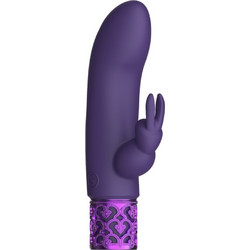 Royal Gems Dazzling Mini Rabbit Δονητής Rabbit 12cm Μωβ