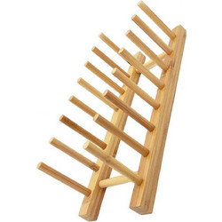 Tpster Πιατοθήκη Ντουλαπιού Ξύλινη 12x33cm