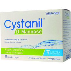 Wellcon Cystanil D-Mannose 28 x 1.9gr