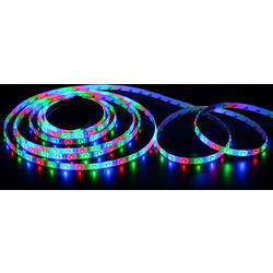ΤΑΙΝΊΑ LED 10W 12V RGB IP2O ΜΕ ΤΡΟΦΟΔΟΤΙΚΌ ΚΑΙ ΑΣΎΡΜΑΤΟ ΧΕΙΡΙΣΤΉΡΙΟ