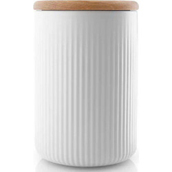 Δοχείο Αποθήκευσης Legio Nova 887311 11x11x16cm 1000ml Natural-White Eva Solo Ξύλο,Πορσελάνη