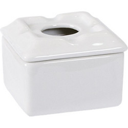 Σταχτοδοχείο αντιανεμικό πορσελάνης 7x7x5cm ALAR Σετ 6 c478204