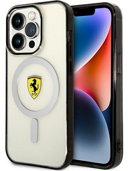 Ferrari Outline Magsafe - θήκη για Apple iPhone 14 Pro - Διάφανο