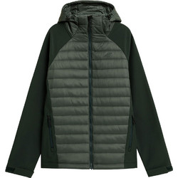 4F Ανδρικό Μπουφάν Χειμωνιάτικο Softshell Πράσινο H4Z21-SFM003-40S
