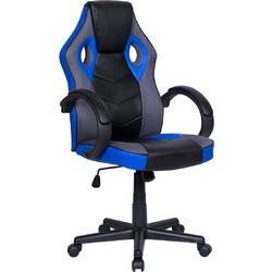 Avant Garde Race Καρέκλα Gaming Δερματίνης Μαύρη Μπλε 13894