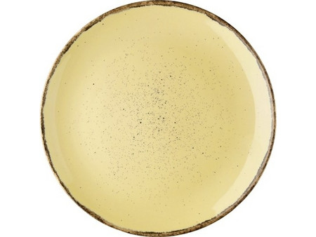Lukanda Πιάτα Ρηχά Πορσελάνης Κρέμ 21cm 6τμχ 360B-FP-21