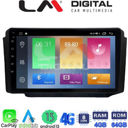 LM Digital ZC8013 Ηχοσύστημα Αυτοκινήτου με Οθόνη Αφής USB Bluetooth & GPS