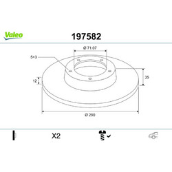Valeo Δισκόπλακα - 197582
