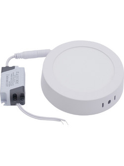 Εξωτερικό LED Panel 6W με Ψυχρό Λευκό Φως Φ10.5xY2.5cm