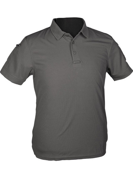 Κοντομάνικο Polo Tactical Quick Dry Mil-tec - Γκρι