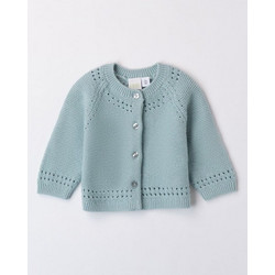 IDO KNITTED CARDIGAN - 4.A261/00 - ΚΟΡΙΤΣΙ - BLUE