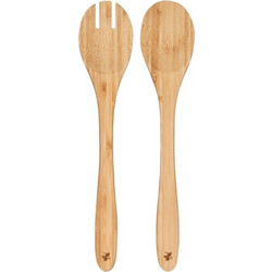 Κουτάλες Σερβιρίσματος Evergreen (Σετ 2Τμχ) GU0351 33cm Natural Maxwell&Williams Bamboo