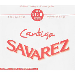 Savarez 515R Xορδές Σετ 6 Χορδές Κλασικής Κιθάρας Nylon Normal Tension