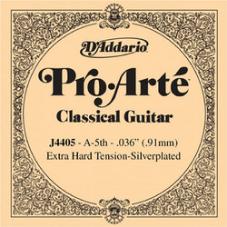 D'Addario J4405 Χορδή Κλασικής Κιθάρας A Silver Plated Copper 36" Extra Hard Tension