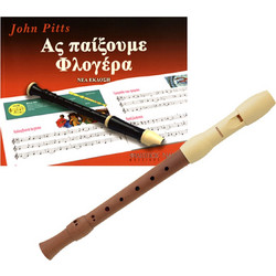 HOHNER ALEGRA B95860 Φλογέρα Σοπράνο Baroque Ξύλινη με Μέθοδο Εκμάθησης Bundle