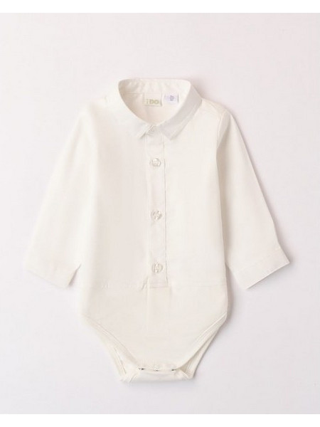 IDO LONG SLEEVES BODY UNDERWEAR - 4.A199/00 - ΑΓΟΡΙ - OFF WHITE