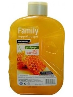 Miss Sandy Family Honey & Milk Κρεμώδες Αφρόλουτρο 2lt