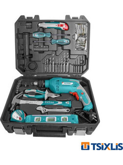 Total THKTHP1012 Κρουστικό Δράπανο 13mm 650W με Θήκη