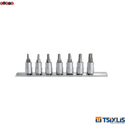 Σετ Καρυδάκια ALLEN TORX 1/4" Πολύσφηνα FORCE