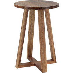 Σκαμπώ ακακία Φ30Η42cm
