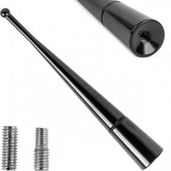 Amio ΚΕΡΑΙΑ ΟΡΟΦΗΣ ANTM13 10cm ΜΕ 2 ΑΝΤΑΠΤΟΡΕΣ 5-6mm ΜΑΥΡΗ ΑΜΙΟ - 1 ΤΕΜ